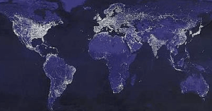 world at night